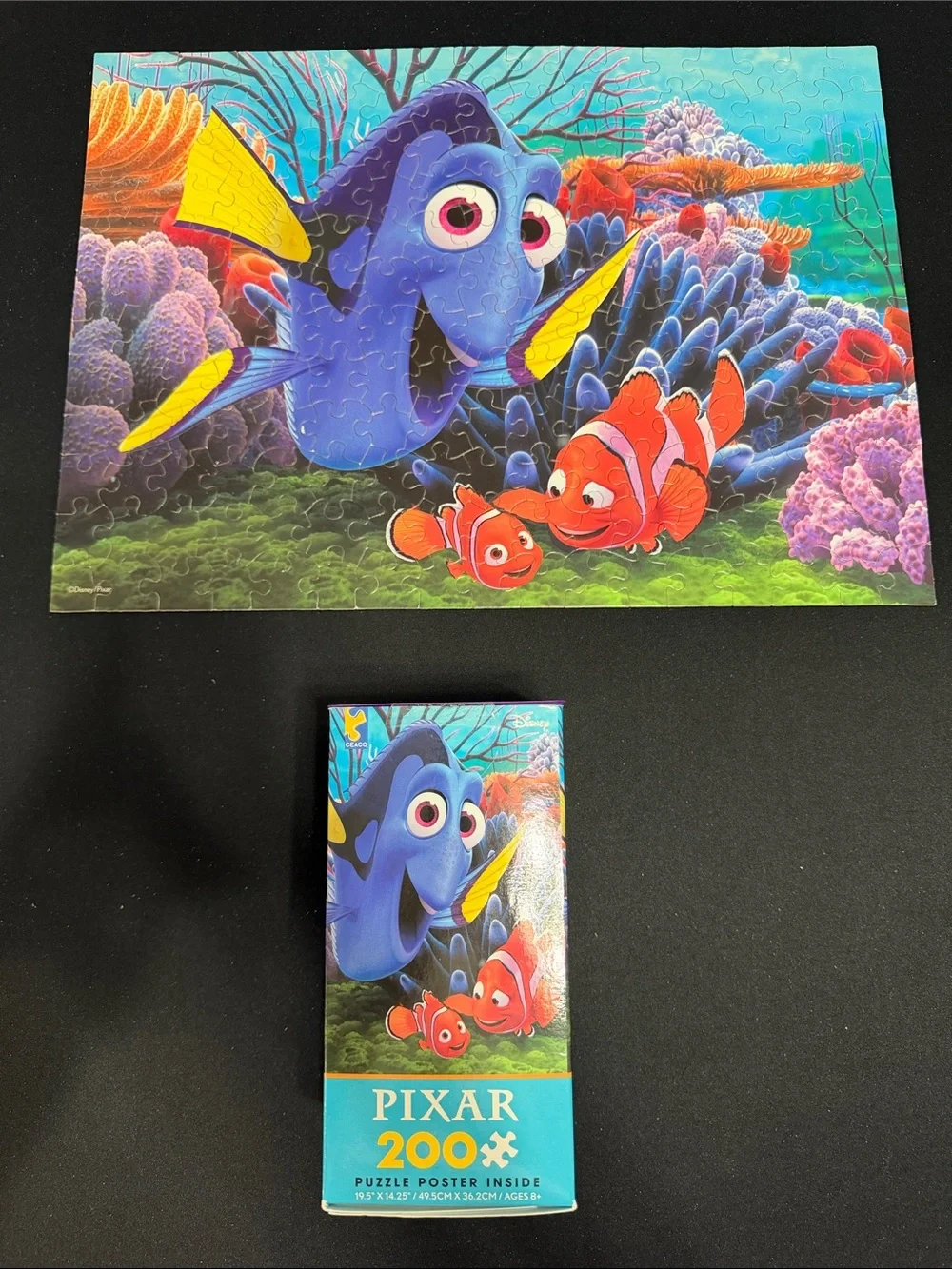 PIXAR Finding Dory 200-Piece Puzzle – Blue & Orange